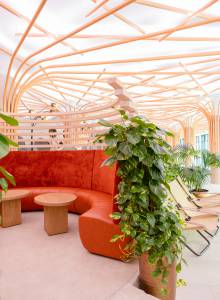 Blick in die Ruheecke des Mawell Resorts