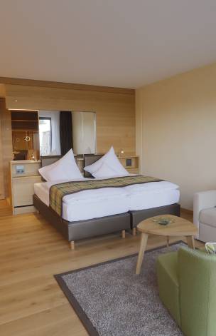 Innenansicht des Zimmer Hohenlohe