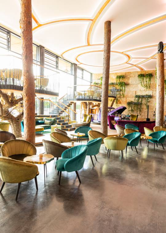 Blick ins Mawellinum des Mawell Resort