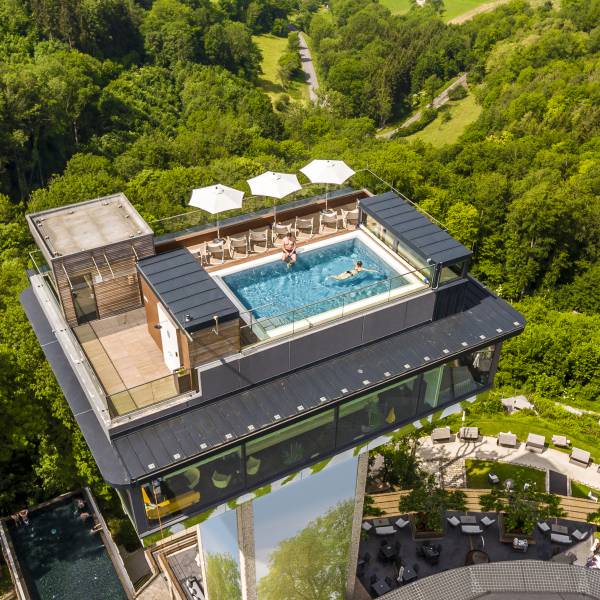 Die Turm-Lounge 200 Meter über dem Tal