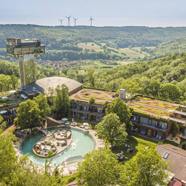 Panoramablick über das Mawell Resort