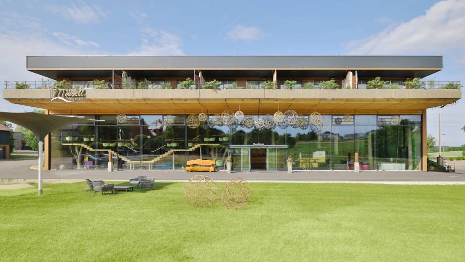 Eingangsbereich des Mawell Resort