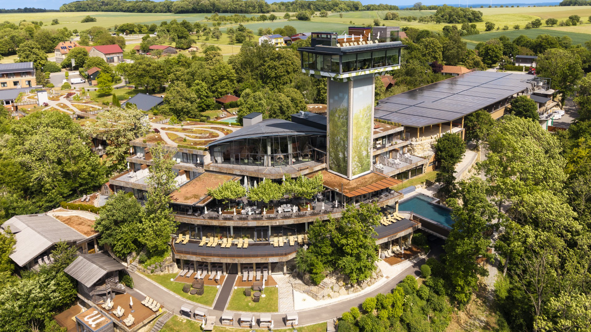 Panoramablick über das Mawell Resort