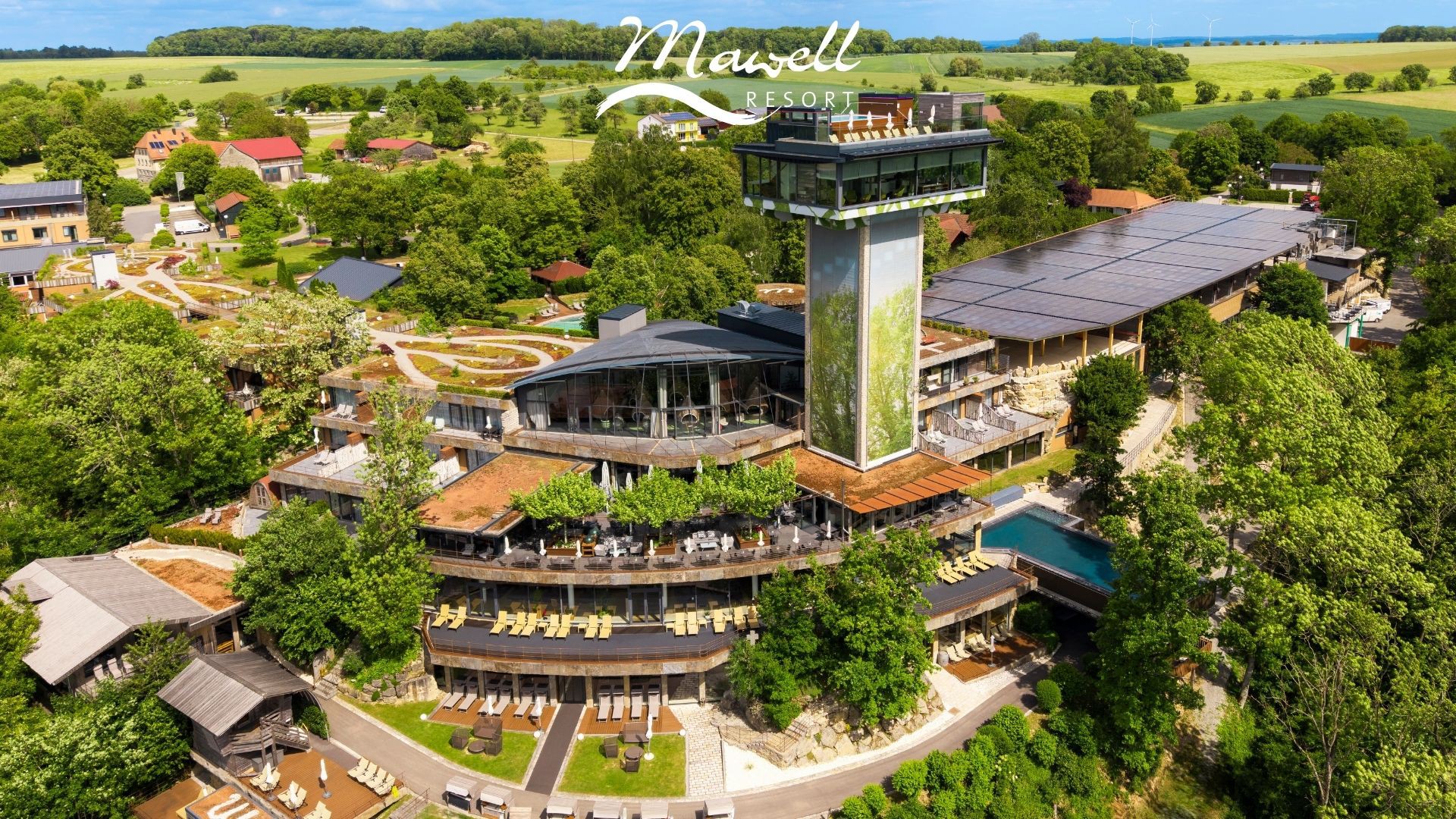 Panoramablick über das Mawell Resort 