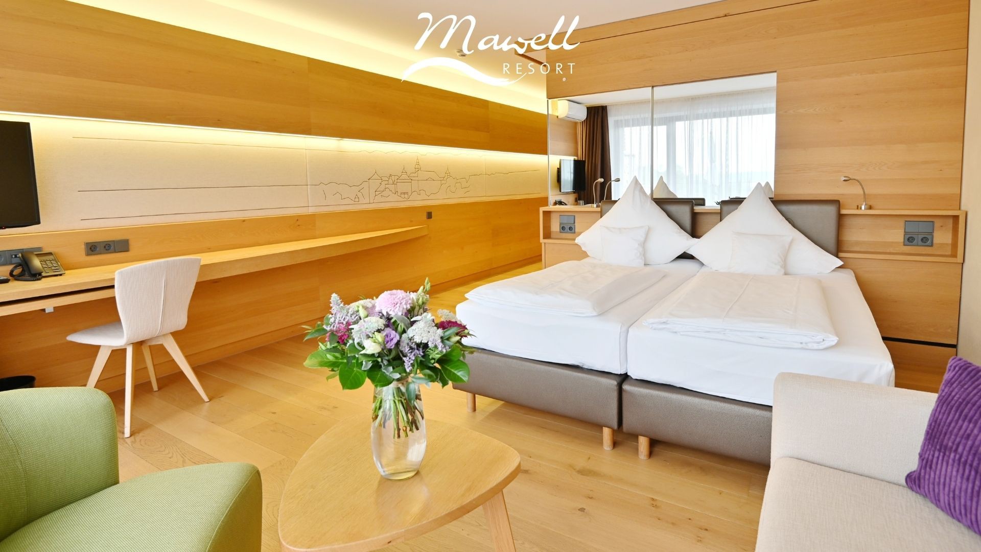 Innenansicht des Zimmer Hohenlohe